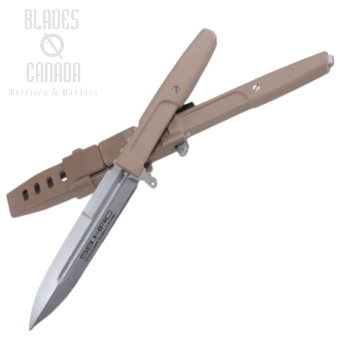 Extrema Ratio REQUIEM Dagger Fixed Blade Knife, Bohler N690, Desert Handle